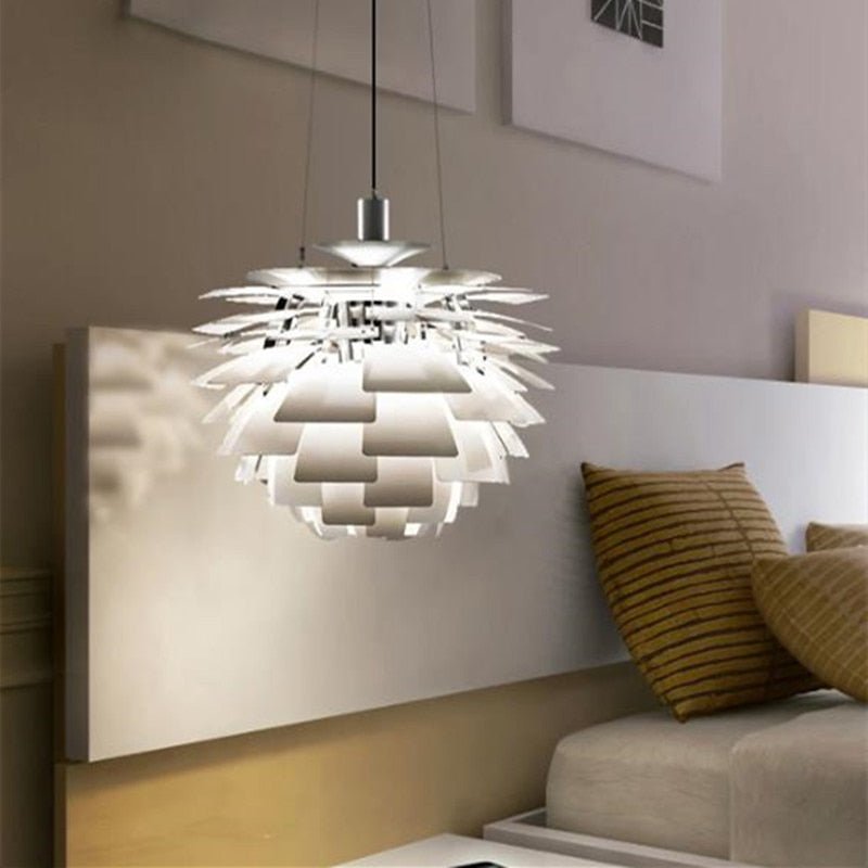 Artichoke Pendant Lamp Modern Pinecone Pendant Lights - Querencian