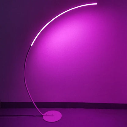 C-shaped Dimmable Remote Control Floor Lamp - Querencian