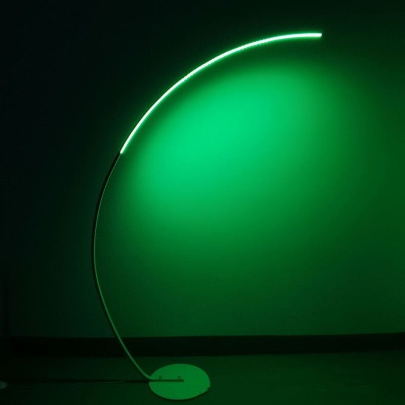 C-shaped Dimmable Remote Control Floor Lamp - Querencian