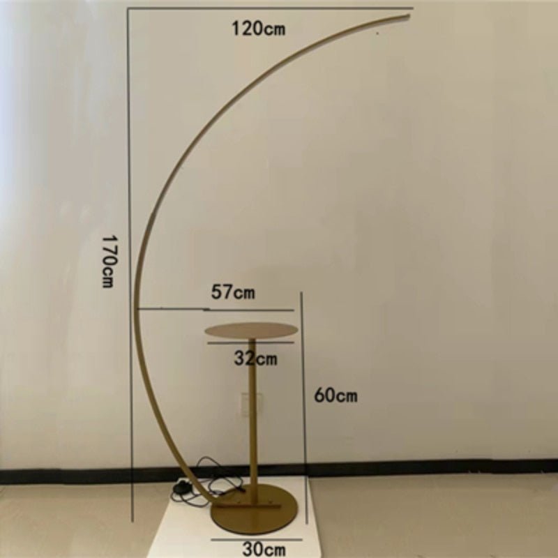 C-shaped Dimmable Remote Control Floor Lamp - Querencian