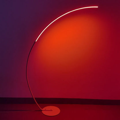 C-shaped Dimmable Remote Control Floor Lamp - Querencian