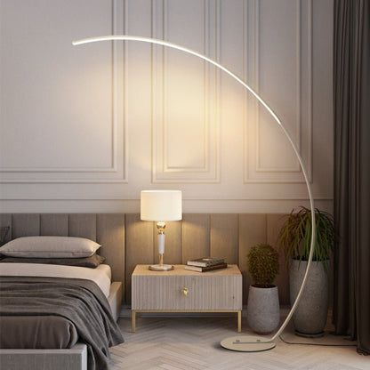 C-shaped Dimmable Remote Control Floor Lamp - Querencian