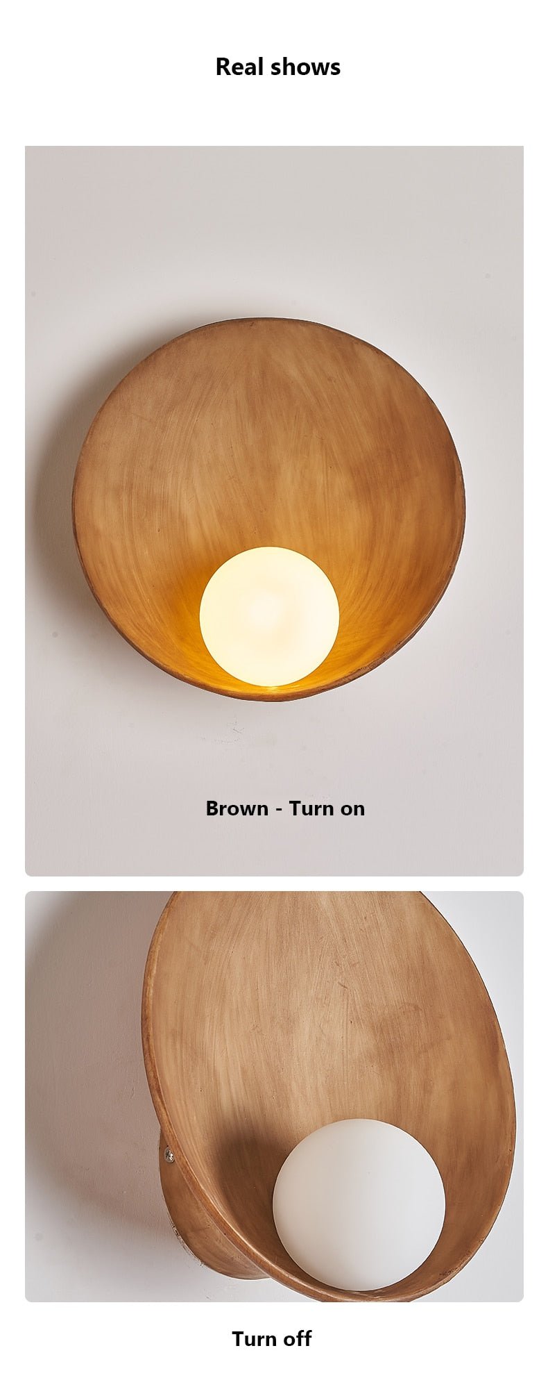 Chinese Style Shell Resin Wall-mounted Wall Lighting - Querencian