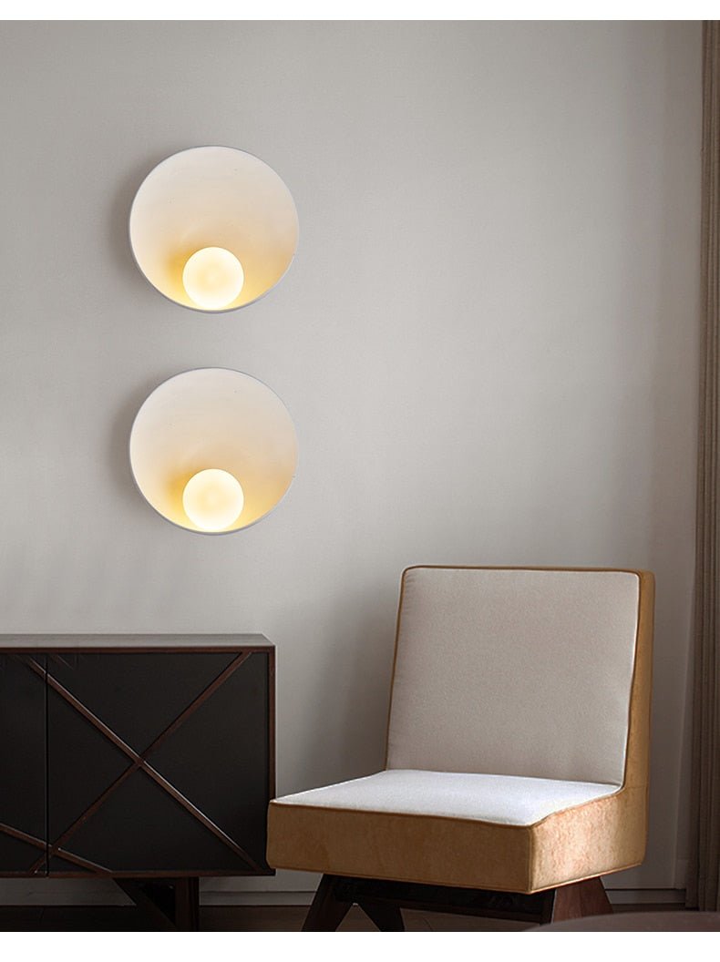 Chinese Style Shell Resin Wall-mounted Wall Lighting - Querencian