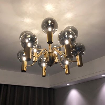 Colorful Art Decor Glass Ball Modern Chandelier Lighting - Querencian