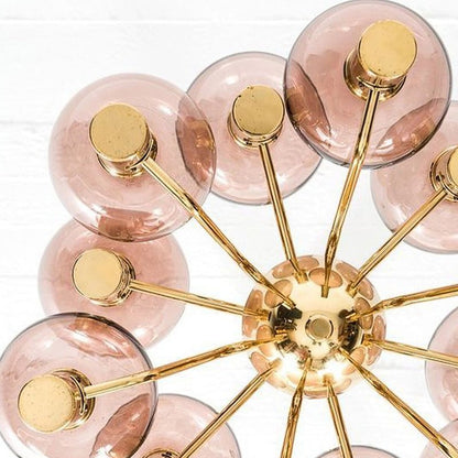 Colorful Art Decor Glass Ball Modern Chandelier Lighting - Querencian