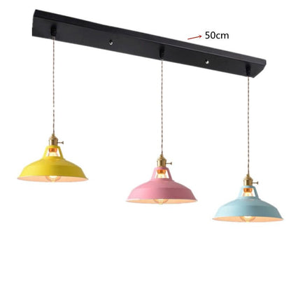 Colorful Industrial Retro Decorative Pendant Light - Querencian