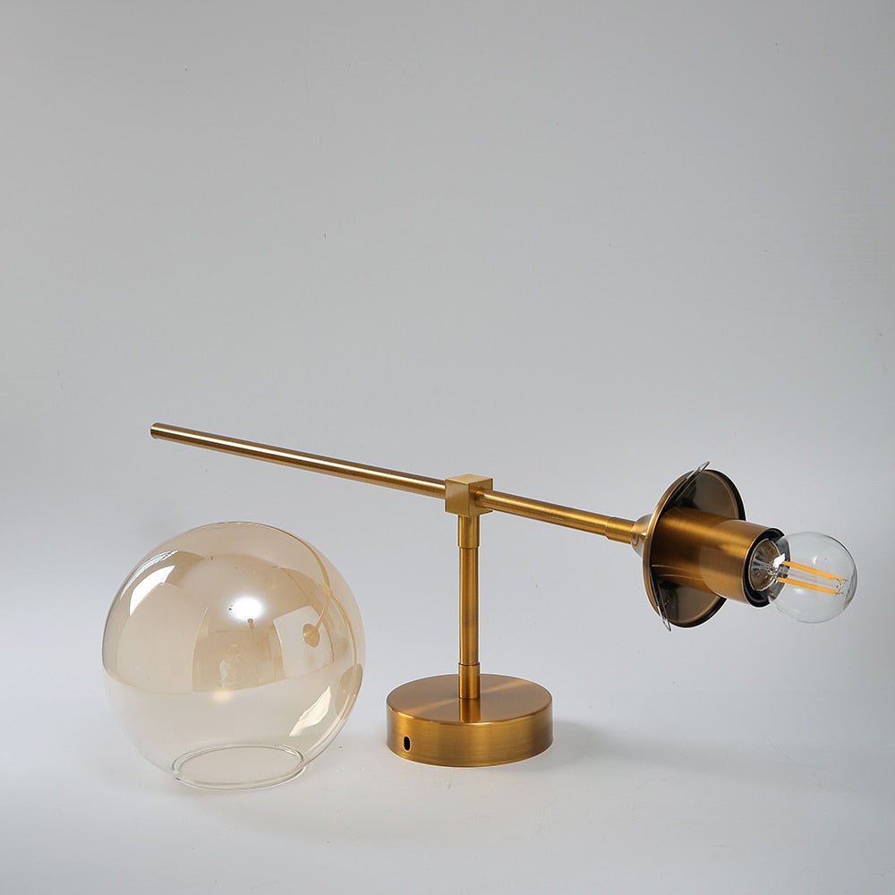 Creative Gold Glass Ball Wall Lamp - Querencian