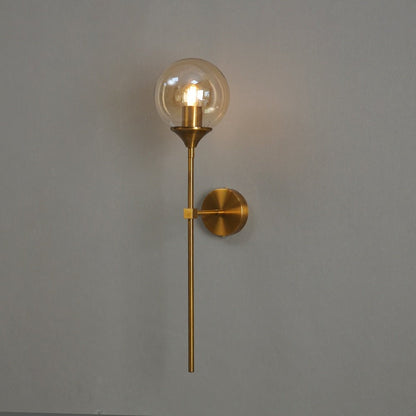 Creative Gold Glass Ball Wall Lamp - Querencian