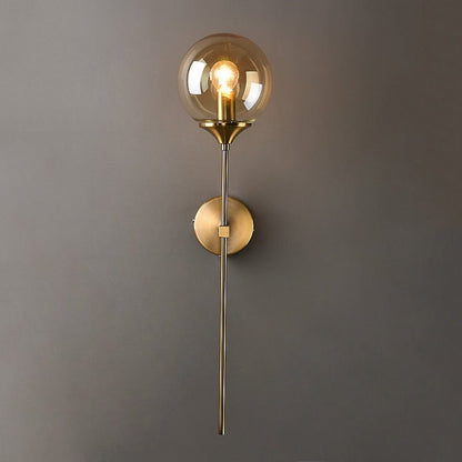 Creative Gold Glass Ball Wall Lamp - Querencian