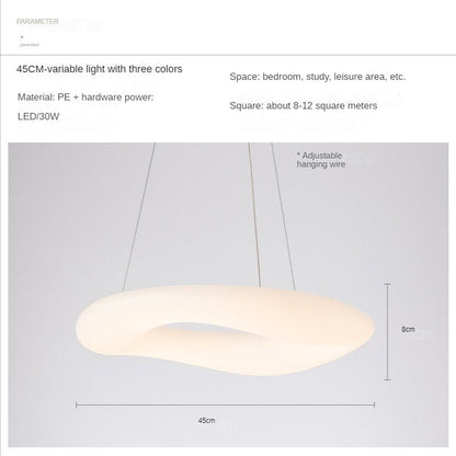 Creative Minimalist Cloud Doughnut Pendant Lamp - Querencian