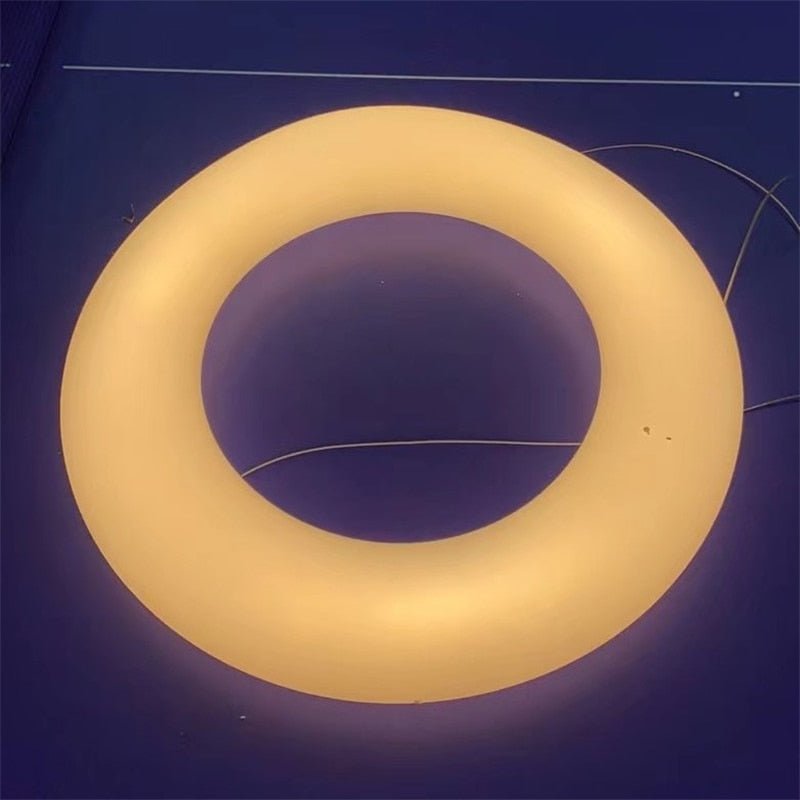 Creative Minimalist Cloud Doughnut Pendant Lamp - Querencian