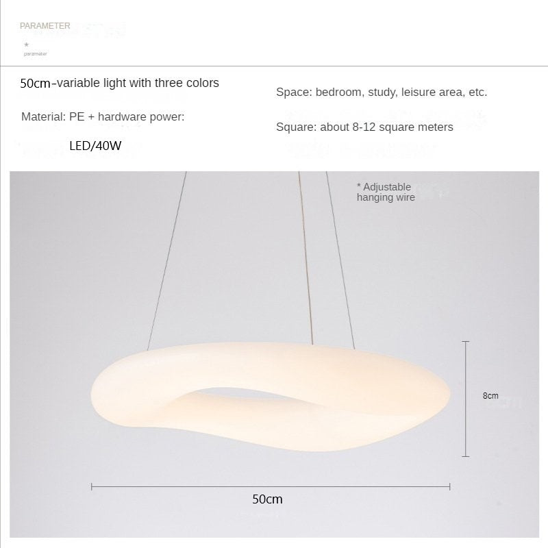 Creative Minimalist Cloud Doughnut Pendant Lamp - Querencian