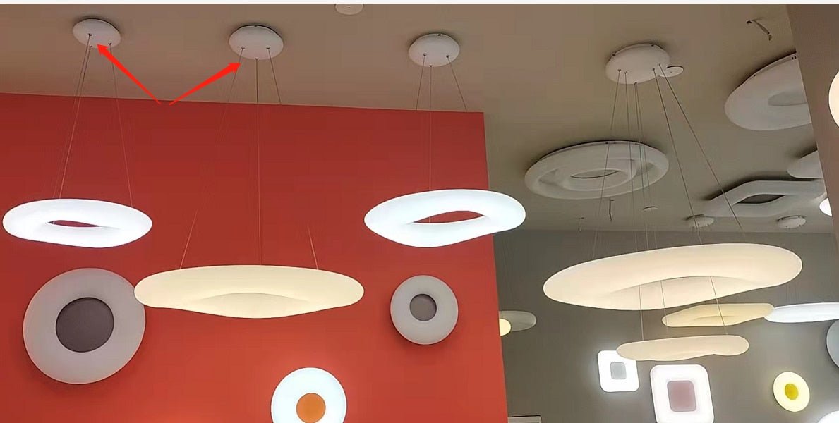 Creative Minimalist Cloud Doughnut Pendant Lamp - Querencian