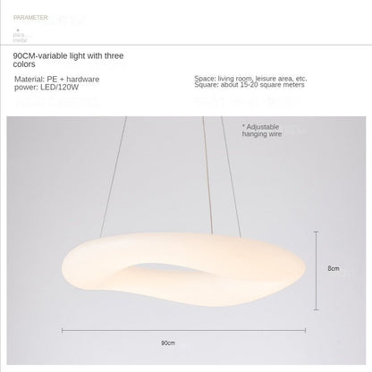 Creative Minimalist Cloud Doughnut Pendant Lamp - Querencian