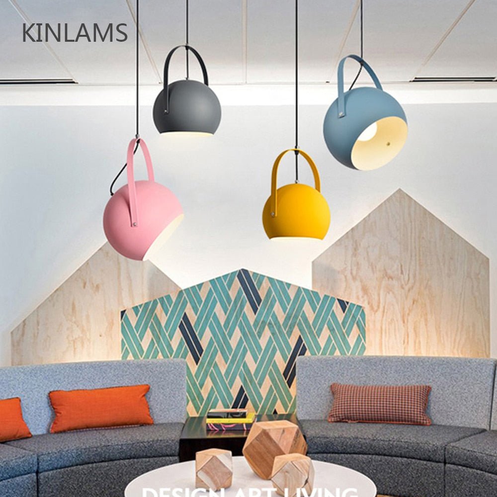 E27 Colourful Home Decoration LED Pendant Lights - Querencian