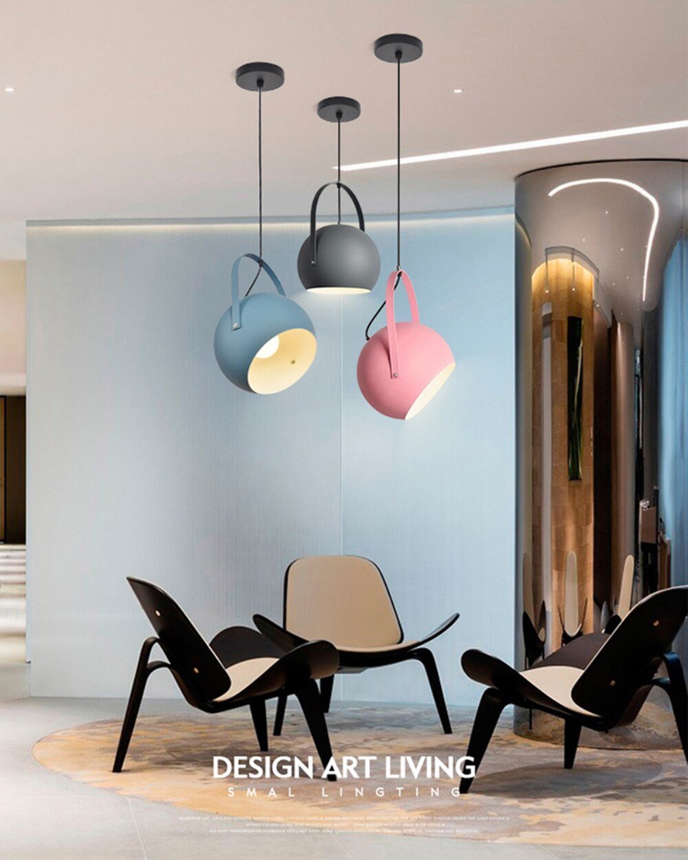 E27 Colourful Home Decoration LED Pendant Lights - Querencian