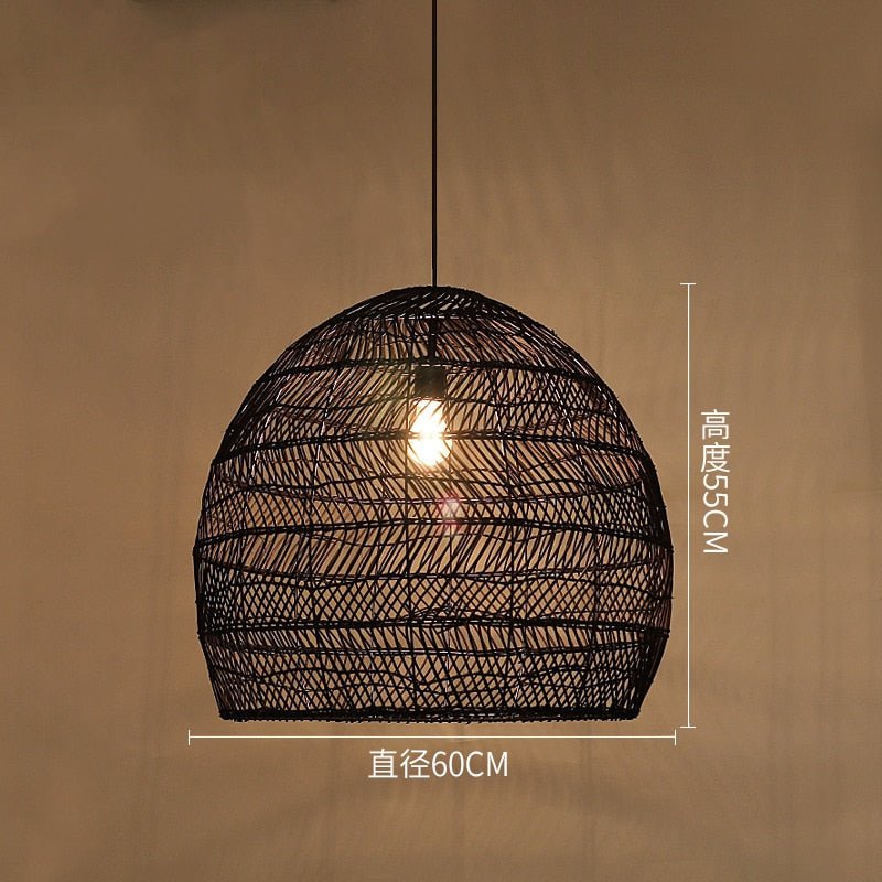 E27 Lighting Fixtures Chinese Style Rattan Light - Querencian