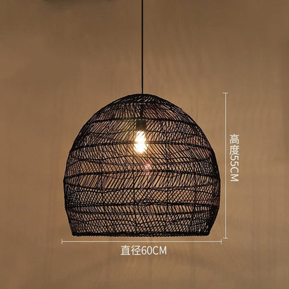 E27 Lighting Fixtures Chinese Style Rattan Light - Querencian