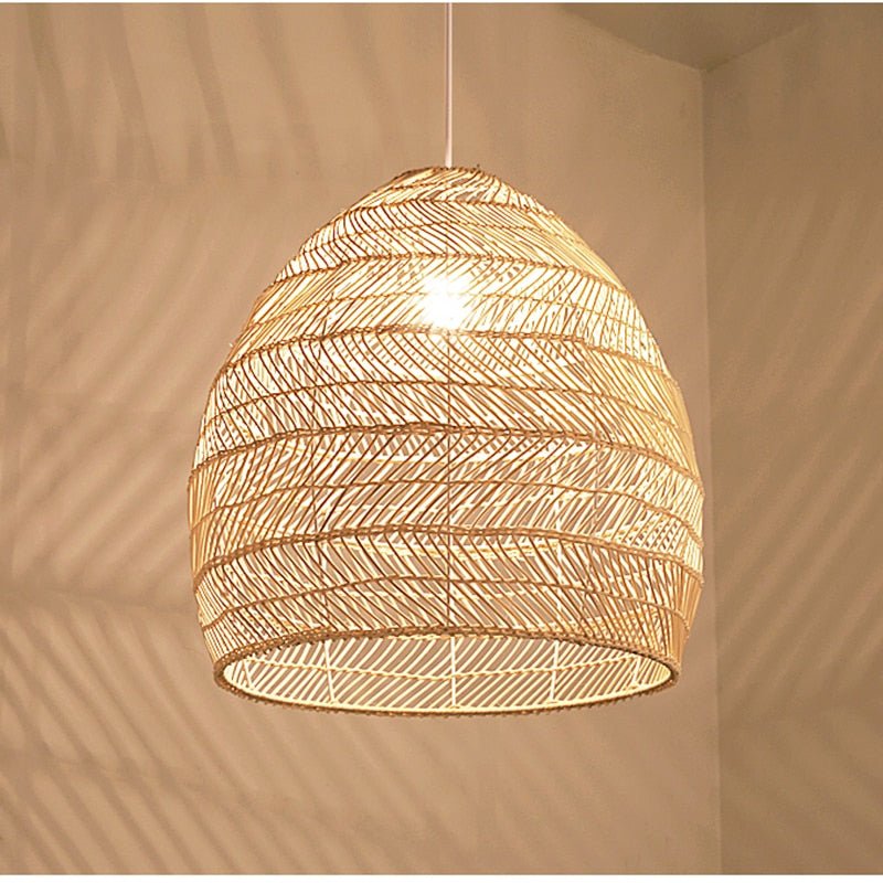 E27 Lighting Fixtures Chinese Style Rattan Light - Querencian