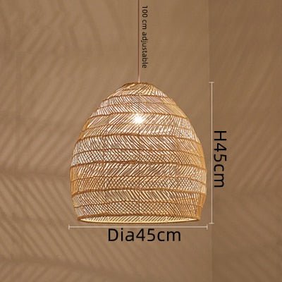 E27 Lighting Fixtures Chinese Style Rattan Light - Querencian