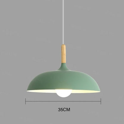 E27 Modern LED Iron Oak Pendant Lights - Querencian