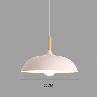 E27 Modern LED Iron Oak Pendant Lights - Querencian
