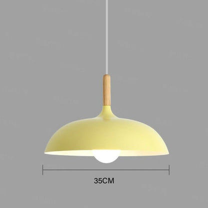 E27 Modern LED Iron Oak Pendant Lights - Querencian