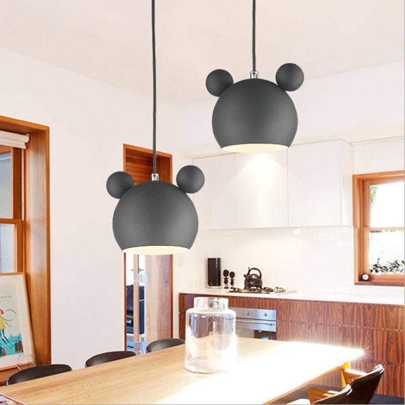 E27 Nordic Aluminum Mickey Sconce Wall Light - Querencian