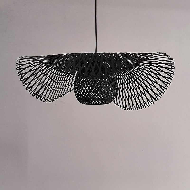 E27 Suspension Chinese Style Bamboo Pendant Lights - Querencian