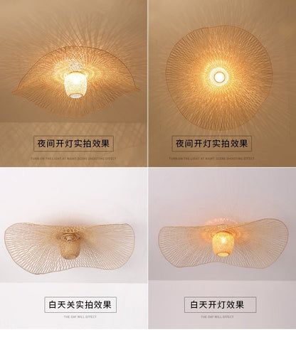 E27 Suspension Chinese Style Bamboo Pendant Lights - Querencian