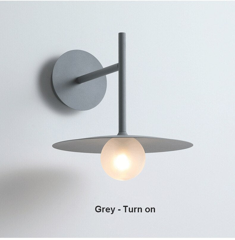 Flying Saucer Background Wall Lamp Sconces - Querencian