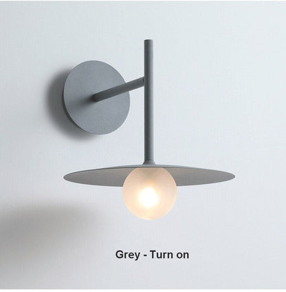 Flying Saucer Background Wall Lamp Sconces - Querencian
