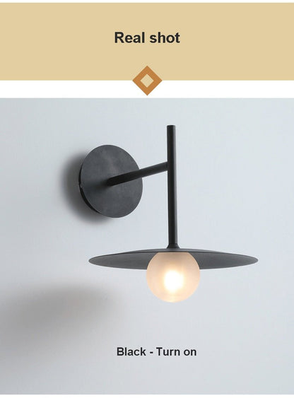 Flying Saucer Background Wall Lamp Sconces - Querencian