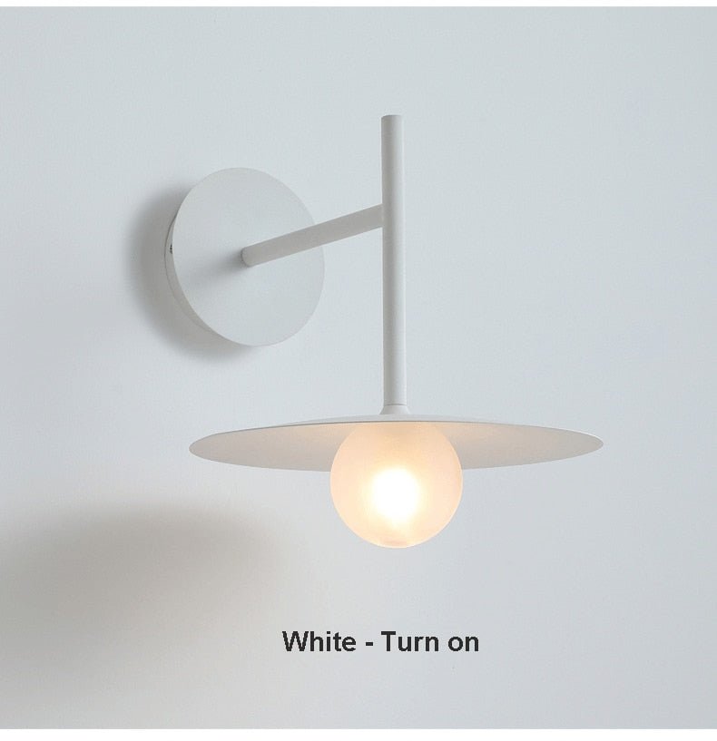 Flying Saucer Background Wall Lamp Sconces - Querencian