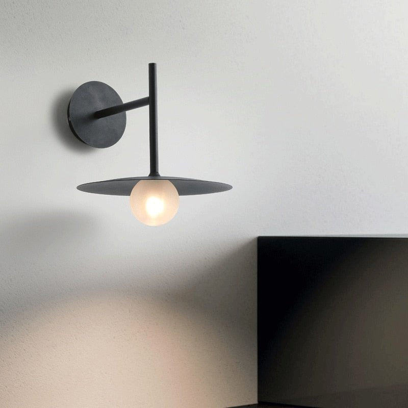Flying Saucer Background Wall Lamp Sconces - Querencian