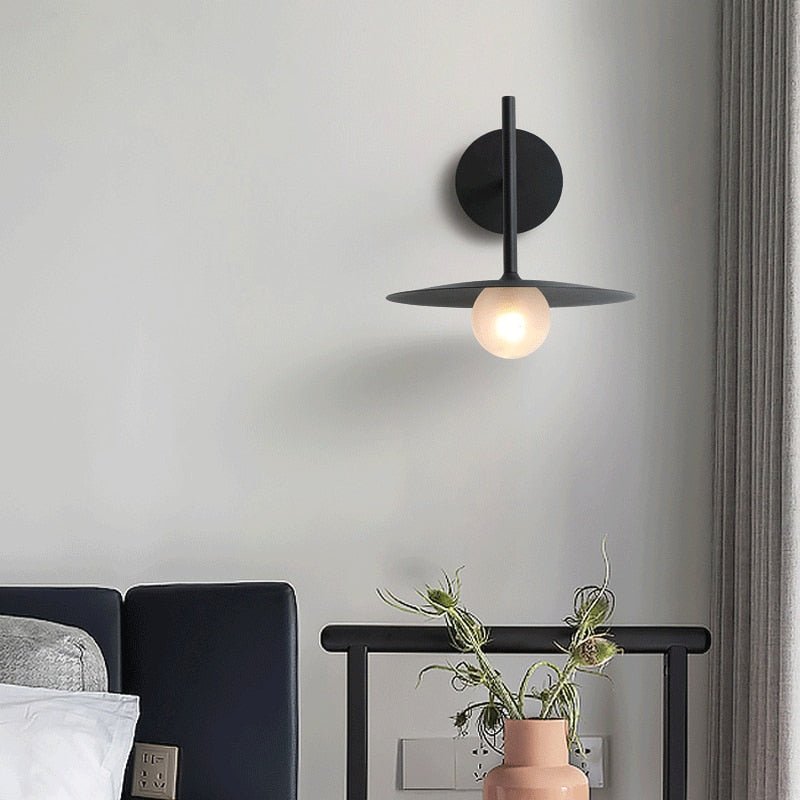Flying Saucer Background Wall Lamp Sconces - Querencian