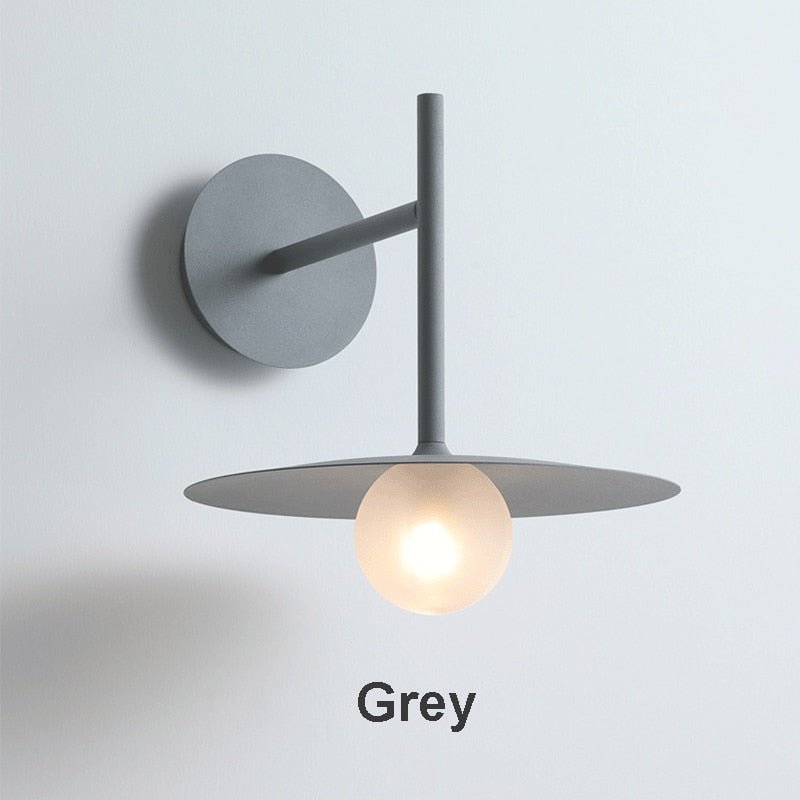 Flying Saucer Background Wall Lamp Sconces - Querencian