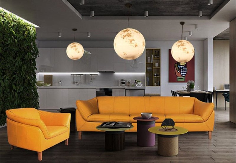 Full Moon Retro Personality Art Ball Lamps - Querencian