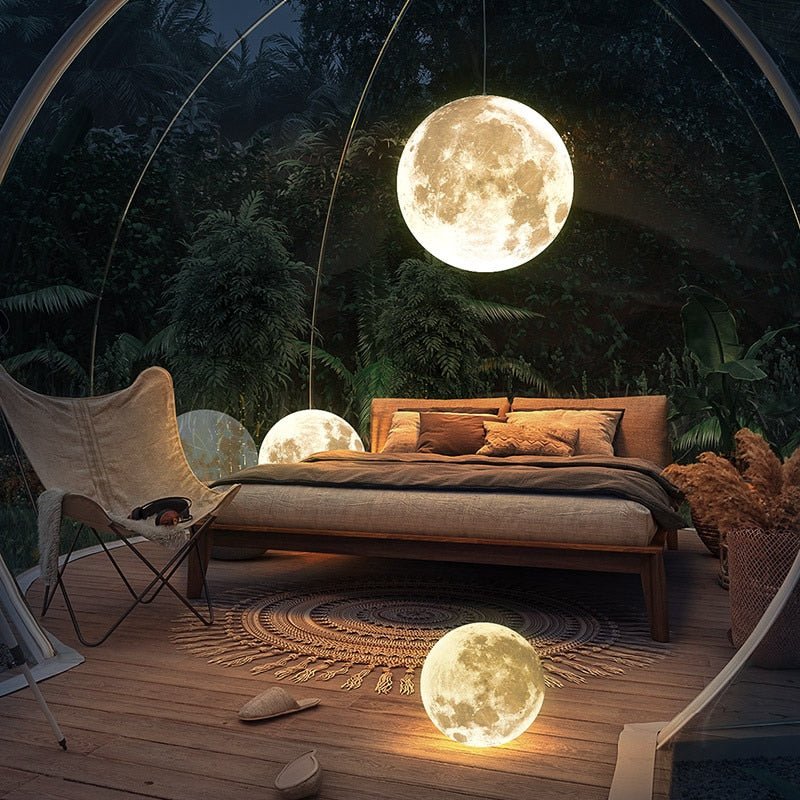 Full Moon Retro Personality Art Ball Lamps - Querencian
