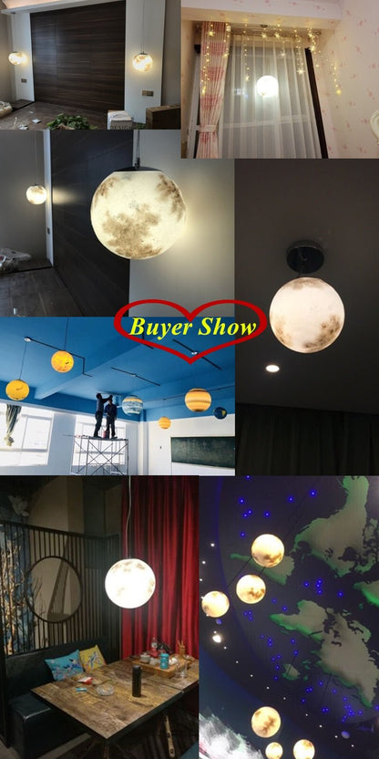 Full Moon Retro Personality Art Ball Lamps - Querencian
