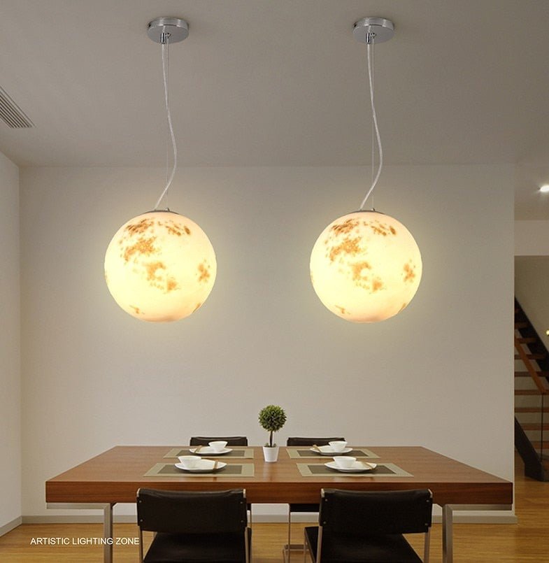 Full Moon Retro Personality Art Ball Lamps - Querencian
