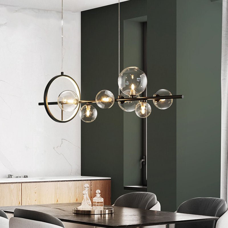 Glass Ball Chandelier Bubble Home Decoration Maison - Querencian