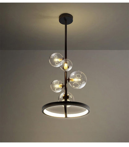 Glass Ball Chandelier Bubble Home Decoration Maison - Querencian