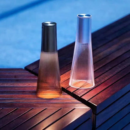 Glass LED touch switch dimming table lamp - Querencian