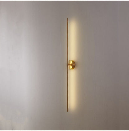 Gold Luxury Geometric Lines Wall Lamps Lights - Querencian