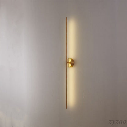Gold Luxury Geometric Lines Wall Lamps Lights - Querencian