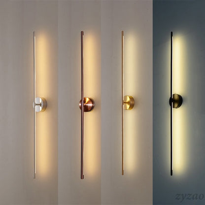 Gold Luxury Geometric Lines Wall Lamps Lights - Querencian