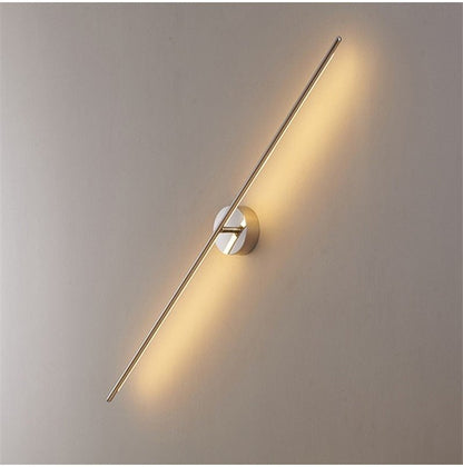 Gold Luxury Geometric Lines Wall Lamps Lights - Querencian