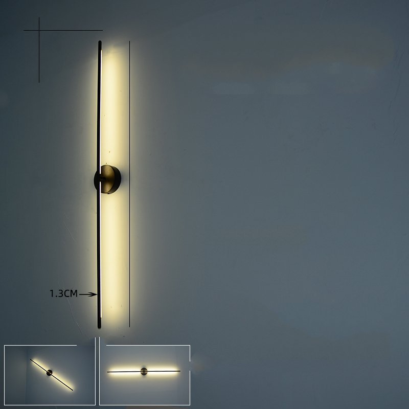 Gold Luxury Geometric Lines Wall Lamps Lights - Querencian